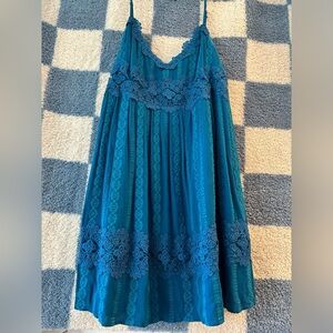 Blue Summer Babydoll Dress